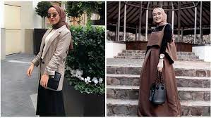 Hitam dan putih merupakan warna natural yang sebenarnya bisa disandingkan dengan warna apapun, jadi sesuai. 7 Kunci Tampil Elegan Dengan Hijab Dan Dominasi Warna Cokelat Gampang Banget