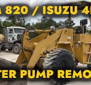 TCM Wheel Loader - Water Pump - Step by Step / Isuzu 3.3 / 3.9L
