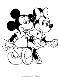 Ausmalbilder Micky Maus E Minnie