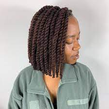The 25 Hottest Twist Braid Styles Trending In 2021 Twist Braids Twist Braid Styles Short Marley Twists