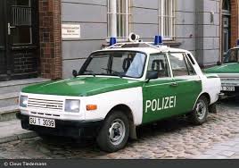 Og Wartburg 353 W Polizei Police Cars Wartburg Police