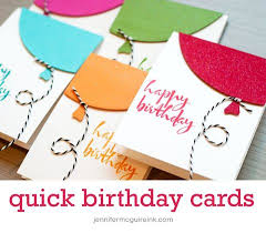 Add a thin ribbon across the card front for decorative effect. 19 Diy Birthday Card Ideas Cute Birthday Card Ideas You Can Make