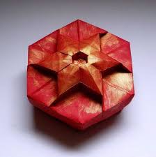 Origami beschreibt die japanische faltkunst. Schachtel Flammender Stern Basteln Mit Papier Vorlagen Schachteln Basteln Origami Schachteln