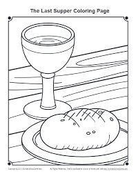 Color in this picture of the last supper and others with our library of online coloring pages. Last Supper Coloring Page For Maundy Thursday On Sunday School Zone