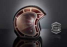 Unexpected Custom Luxury Art For Special Bikes And Bikers Vintage Helmet Retro Helmet Cafe Racer Helmet