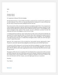 When making an explanation letter for late submission, it's always a good idea to acknowledge the fact that your tardiness has in some degree caused now, these letters are only examples, and should not be used without adjustment. Suspension Letter For Fuel Stealing Document Hub