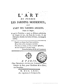 L Art De Former Les Jardins Modernes Ou L Art Des Jardins Anglois Thomas Whateley Tlu Bibliotheque Nationale De France Bibliotheque Nationale Modern Garden