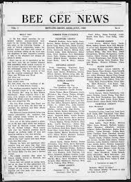 Bee Gee News July, 1920