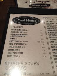 The yard house happy hour menu boasts a legendary selection of 130 plus draft beers & 100 plus food items. Late Night Happy Hour Yard House Santana Row San Jose Ca Picture Of Yard House San Jose Tripadvisor