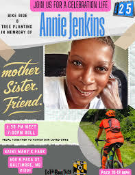 Bike Ride in Memory of Miss Annie Jenkins
