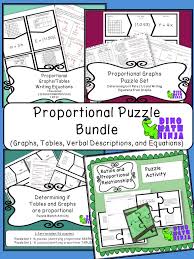 7 Rp Proportional Puzzle Bundle Teach Math High School High School Math Math Centers