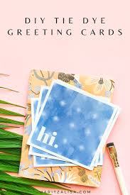 Quick and easy card creating a shirt and tie out of designer series paper from stampin' up! How To Make Diy Tie Dye Greeting Cards On Maritza Lisa