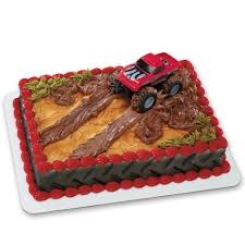 These huge motor vehicles adorn everything from tableware like dinner plates and cups to decorations like pinatas, personalized candy bar wrappers, and balloons, and you'll even be able to hand out fun party favors! Monster Truck Decoset Cake Decoration Walmart Com Walmart Com