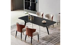 Maybe you would like to learn more about one of these? 6 Seaters Black Sintered Stone Home And Furniture Dining Room Table