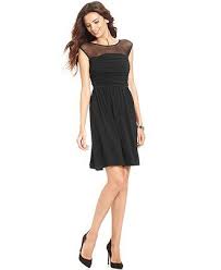 Spense Petite Dress Cap Sleeve Mesh Ruched A Line Reviews Dresses Petites Macy S Black Cocktail Dress Macy Dresses Petite Dresses