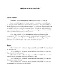 De exemplu, cercetarea este riguroasă sub aspectul metodei selectate şi a paşilor, dar are o insuficientă acoperire geografică. Model De Cercetare Sociologica