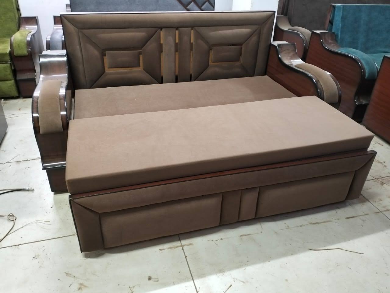 Sofa cum bed 6x6 product image