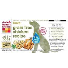 the honest kitchen fc3t force grain free chicken dog food