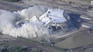 Photo by dave cottenie, stadium journey. Implosion Levels The Palace Of Auburn Hills The Detroit Pistons Former Home Cnn