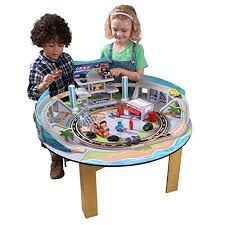 Kidkraft Disney Pixar Cars3 Florida 55 Piece Wooden Track Set With Accessories And Table Best Value Buy On Amazon Disney Pixar Cars Pixar Cars Disney Pixar