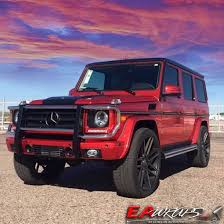 Nice Chrome Wrap On This Mercedes G Wagon Material Used Avery Dennison Red Chrome Wrapped Installed By Echelon Mercedes G Wagon Mercedes G Class Mercedes G