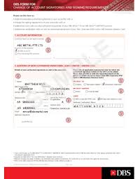 Dbs bank became fully operational in hk in 1999 when it purchased local kwong on bank (est. Fillable Online Corporate Banking Forms Business Banking Dbs Bank Singapore Fax Email Print Pdffiller