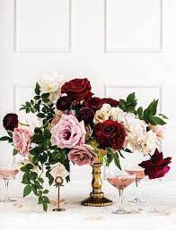 Bar & drinks beauty cakes & desserts decorations & accents fashion flower arrangements food & catering gifts & favors hotels & resorts invitations & paper goods. 42 Refined Burgundy And Blush Wedding Ideas Spring Wedding Centerpieces Burgundy Wedding Centerpieces Winter Wedding Flowers
