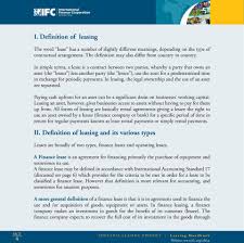 A finance lease is a lease which transfers substantially all the risks and rewards inherent in the leased asset to the lessee under the lease arrangement. Ifc Tanzania Leasing Project Tanzalep Leasing Handbook Pdf Free Download