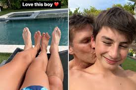 Tom Brady Shares Sweet Poolside Photos with Son Ben After Christmas