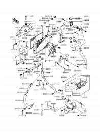 Kawasaki Radiator Zrx1100 Zr1100c Parts And Oem Diagram Bikebandit
