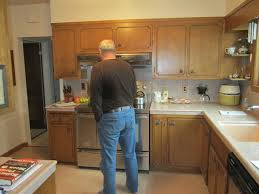 refaced cabinets give this kitchen a