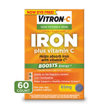 To permanently change your account setting, go to my account Vitron C High Potency Iron Supplement With 125 Mg Vitamin C 60 Count Walmart Com Walmart Com