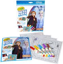 Boys and girls can color, decorate, and embellish elsa, anna, and olaf coloring pages and more frozen 2 characters with this 50+ piece coloring set! Crayola Color Wonder Frozen 2 Ml Dna