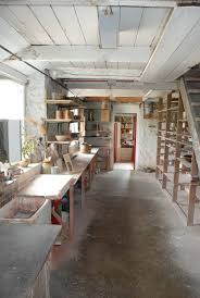 Leach Pottery Bernard Leach And Shoji Hamada St Ives Cornwall When I Was In Pottery Studio Basement Studio Art Studio Space
