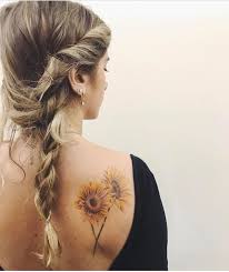 15 The Perfect Sunflower Tattoo On The Shoulder Blade Tattoos Sunflower Tattoos Sunflower Tattoo Shoulder