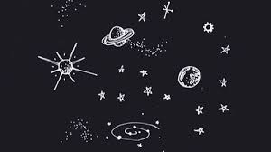 Aesthetic Black And White Background Tumblr Pin By Brooke On Art Galaxy Drawings Planet Drawing Black And White Doodle