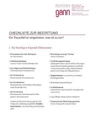 Checkliste Zur Bestattung Pdf Bestattungsinstitut Gann Mit Bildern Bestattung Bestattungsinstitut Checkliste
