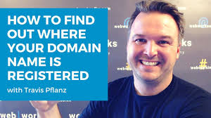 How To Find Out Where Your Domain Name Is Registered Youtube
