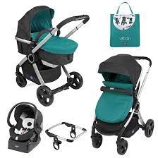 Chicco Urban Pram Pushchair Travel System Emerald Colour Pack Chicco Double Stroller Travel System Stroller Stroller