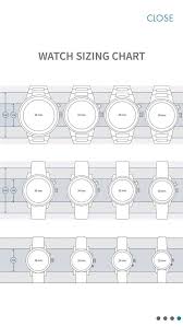 Watch Size Chart Bracelet Watch Mesh Bracelet Stainless