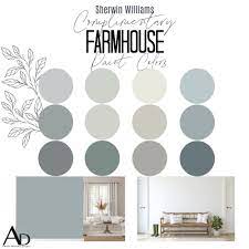 Check spelling or type a new query. Sherwin Williams Complimentary Farmhouse Paint Color Palette Etsy Paint Colors For Living Room Farm House Colors Paint Colors For Home