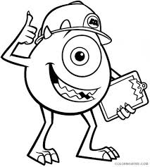 Boo york deuce gorgon and cleo de nile. Monsters Inc Coloring Pages Boo And Sulley Coloring4free Coloring4free Com