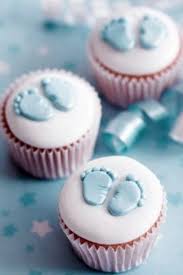 A baby blue frosting will also add a delicate look to cupcakes and treats. 10 Cupcake Ideas For Any Baby Shower