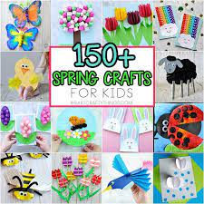 We loved exploring color mixing and different art techniques with this. Easy Spring Crafts For Kids 150 Art And Craft Project Ideas For All Ages I Heart Crafty Things