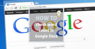Or, you can also use the google docs shortcut by pressing ctrl+shift+c keys on your keyboard. How To Check Word Count In Google Docs How2foru