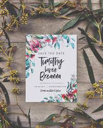 Australia Australian Native Flower Floral Bottlebrush Protea Gum Tr Wedding Invitations Stationery Simple Wedding Invitations Rustic Simple Wedding Invitations