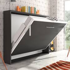 Lit Escamotable Double Mod Egrave Le Clara Style Moderne Coupe Bedroom Design Furniture Design Murphy Bed