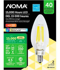 G25 led vanity light bulbs. Noma 40w E12 Soft White Led Light Bulbs 2 Pk Canadian Tire