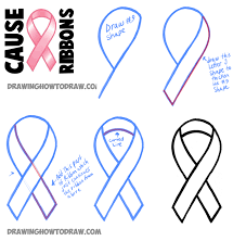By definition, skin cancer is the abnormal growth of skin cells. How To Draw Awareness Ribbons For Causes Such As Breast Cancer And Autism How To Draw Step By Step Drawing Tutorials