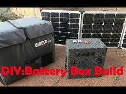 Diy Build A Super Easy Battery Box And Solar Setup For Camping Vans Caravans Youtube Solar Hydroponics System Alternative Energy